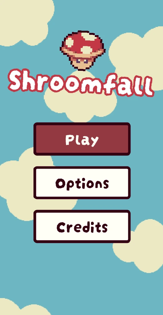 Screenshot of the game Shroomfall.